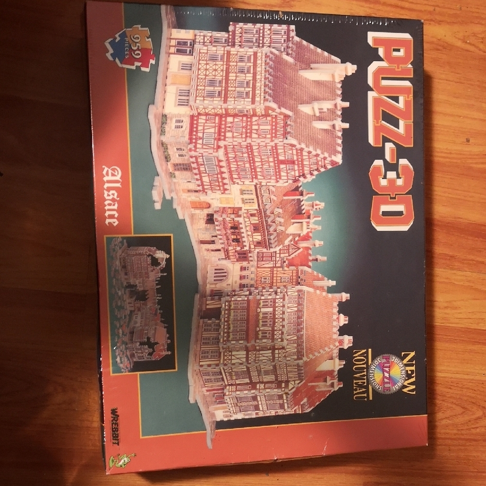 Puzz-3D Alsace Puzzle - Red and White